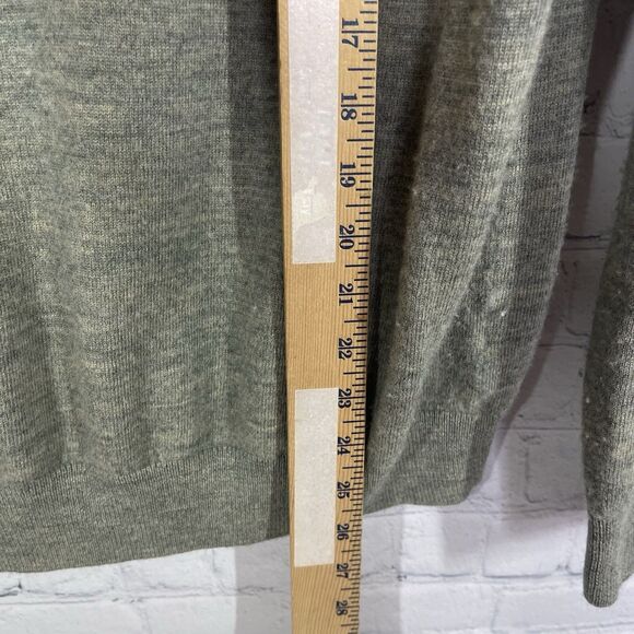 Fiii Pullover Sweater Mens XL Olive Green 100% Merino Wool Soft Golf Preppy - Picture 9 of 11